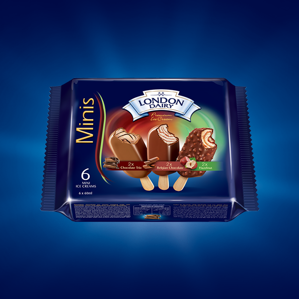 Chocolate Trio/Belgian Chocolate/Hazelnut